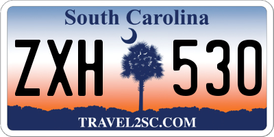 SC license plate ZXH530