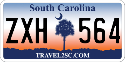 SC license plate ZXH564