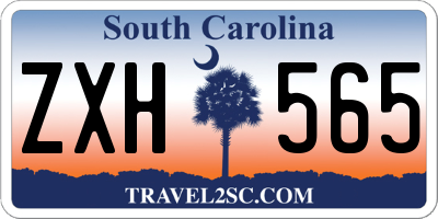 SC license plate ZXH565