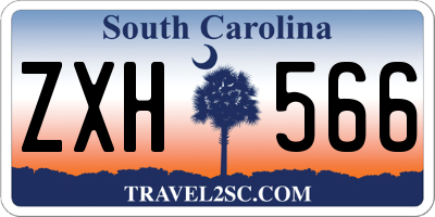 SC license plate ZXH566