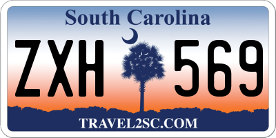 SC license plate ZXH569