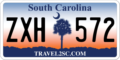 SC license plate ZXH572