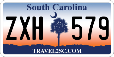 SC license plate ZXH579