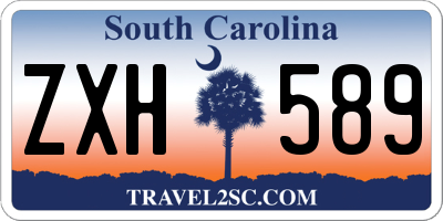 SC license plate ZXH589