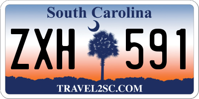 SC license plate ZXH591