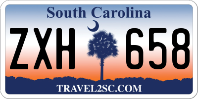 SC license plate ZXH658