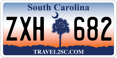 SC license plate ZXH682