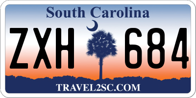 SC license plate ZXH684