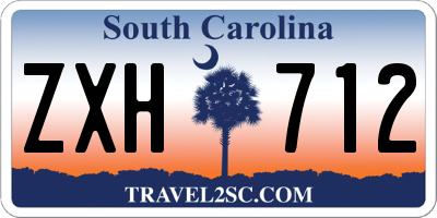 SC license plate ZXH712