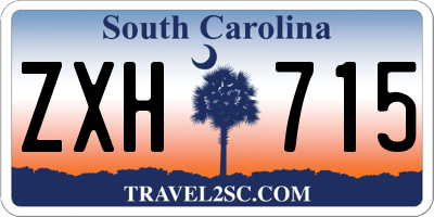 SC license plate ZXH715