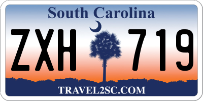 SC license plate ZXH719