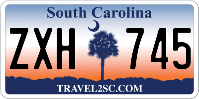 SC license plate ZXH745