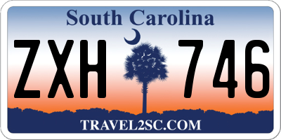 SC license plate ZXH746