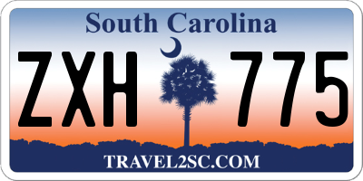 SC license plate ZXH775