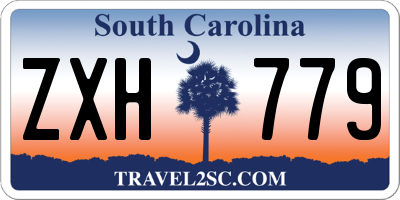 SC license plate ZXH779
