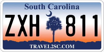 SC license plate ZXH811