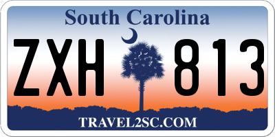 SC license plate ZXH813