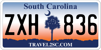SC license plate ZXH836