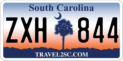 SC license plate ZXH844