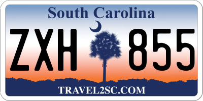 SC license plate ZXH855