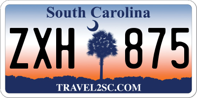 SC license plate ZXH875