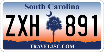 SC license plate ZXH891