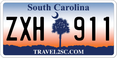 SC license plate ZXH911