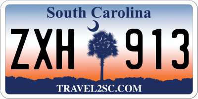 SC license plate ZXH913