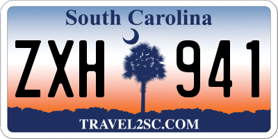 SC license plate ZXH941