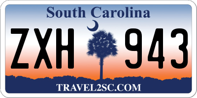 SC license plate ZXH943