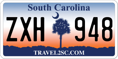 SC license plate ZXH948
