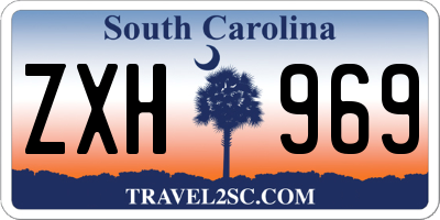 SC license plate ZXH969