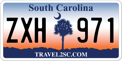 SC license plate ZXH971