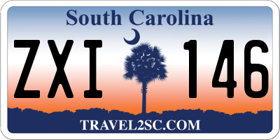 SC license plate ZXI146