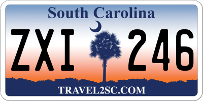 SC license plate ZXI246