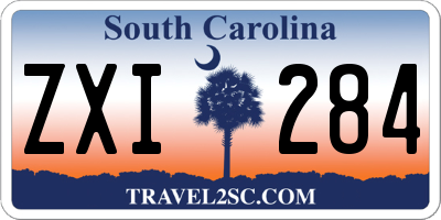 SC license plate ZXI284