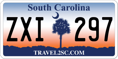 SC license plate ZXI297