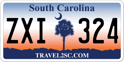 SC license plate ZXI324