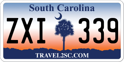 SC license plate ZXI339