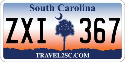SC license plate ZXI367