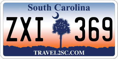 SC license plate ZXI369