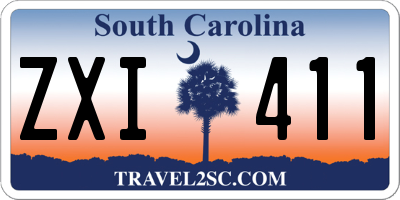 SC license plate ZXI411