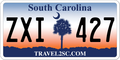 SC license plate ZXI427