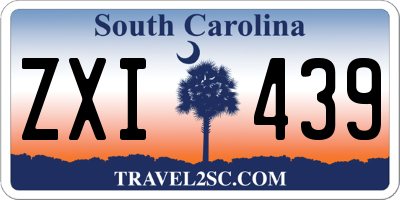 SC license plate ZXI439