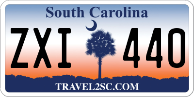SC license plate ZXI440