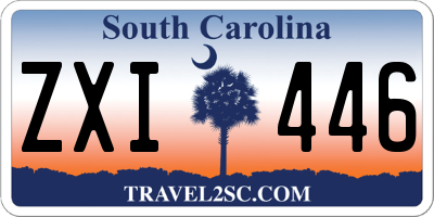 SC license plate ZXI446