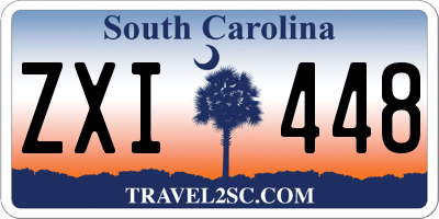 SC license plate ZXI448