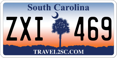 SC license plate ZXI469