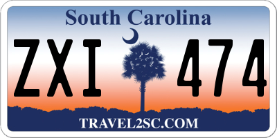 SC license plate ZXI474