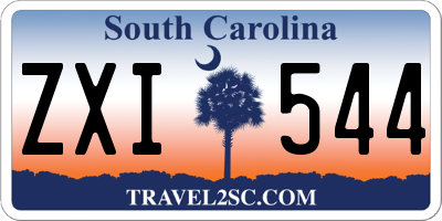 SC license plate ZXI544
